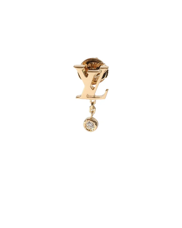 Affordable Gold-Plated Jewelry For Modern Fashion Louis Vuitton Idylle Blossom Single Diamond Earring in 18K Yellow Gold 03 CTW Affordable Gold-Plated Jewelry For Modern Fashion Louis Vuitton Idylle Blossom Single Diamond Earring in 18K Yellow Gold 03 CTW