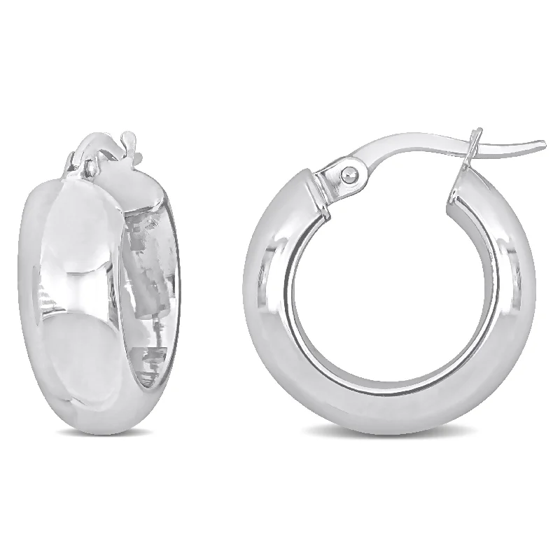 Best Jewelry Deals – Shop Premium Pieces At Great Prices Mimi & Max 18mm Huggie Hoop Earrings in 10k White Gold Best Jewelry Deals – Shop Premium Pieces At Great Prices Mimi & Max 18mm Huggie Hoop Earrings in 10k White Gold