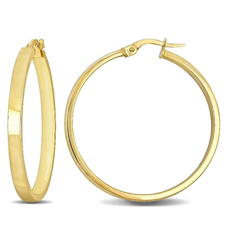 Save On Luxury Jewelry Pieces – Limited-Time Offers Mimi & Max 35mm Flat Edge Hoop Earrings in 14k Yellow Gold Save On Luxury Jewelry Pieces – Limited-Time Offers Mimi & Max 35mm Flat Edge Hoop Earrings in 14k Yellow Gold