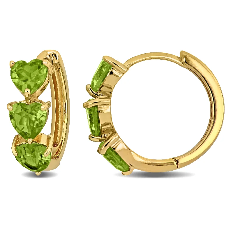 Limited-Time Jewelry Sale – Don't Miss These Deals Mimi & Max 3ct TGW Peridot Triple Heart Hoop Earrings in Rose Plated Sterling Silver Limited-Time Jewelry Sale – Don't Miss These Deals Mimi & Max 3ct TGW Peridot Triple Heart Hoop Earrings in Rose Plated Sterling Silver