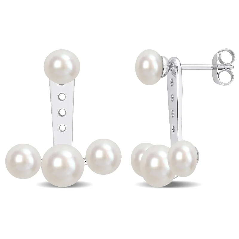 Luxury Meets Affordability – Jewelry Sale Live Now Mimi & Max Cultured Freshwater Pearl Dangle Earrings in 10k White Gold Luxury Meets Affordability – Jewelry Sale Live Now Mimi & Max Cultured Freshwater Pearl Dangle Earrings in 10k White Gold