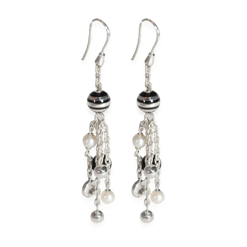 Buy More, Save More On Stunning Jewelry Pieces Montblanc Onyx & Pearl Drop Earrings in Sterling Silver Buy More, Save More On Stunning Jewelry Pieces Montblanc Onyx & Pearl Drop Earrings in Sterling Silver