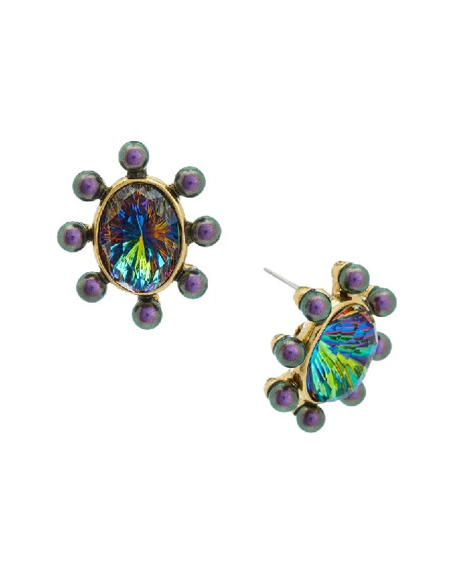 Shop Stylish Jewelry Now And Save Big Oscar de la Renta 14K Cosmic Eye Studs