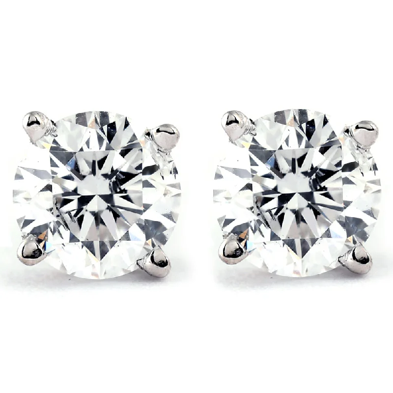 Trending Jewelry Styles Now At Limited-Time Discounts Platinum 1 Ct TDW Certified Round Brilliant Cut Diamond Studs Women's Earrings Trending Jewelry Styles Now At Limited-Time Discounts Platinum 1 Ct TDW Certified Round Brilliant Cut Diamond Studs Women's Earrings