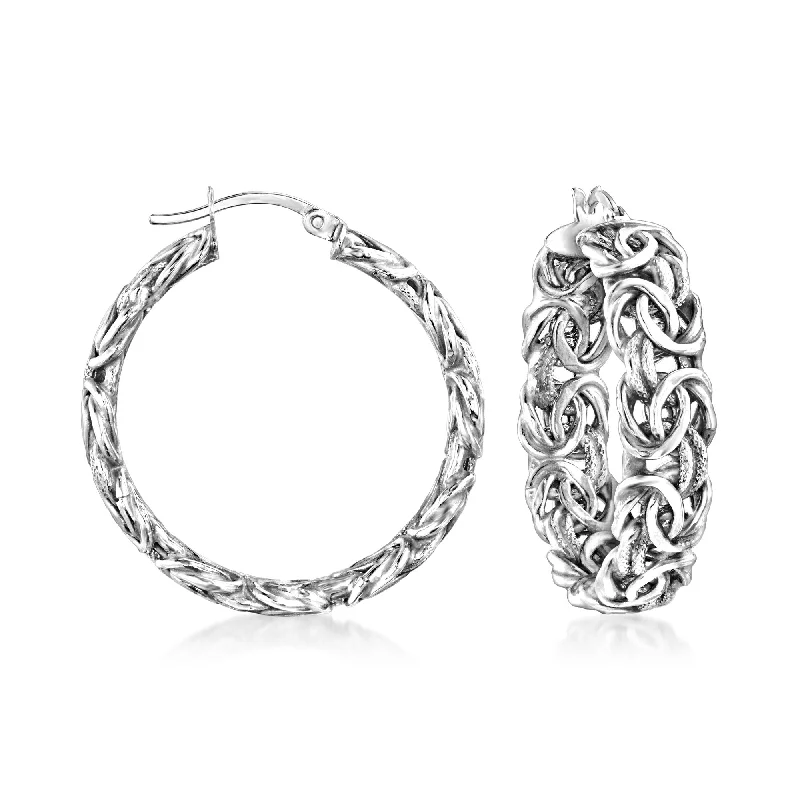 Exclusive Jewelry Bundles At Discounted Prices Ross-Simons 14kt White Gold Byzantine Hoop Earrings Exclusive Jewelry Bundles At Discounted Prices Ross-Simons 14kt White Gold Byzantine Hoop Earrings
