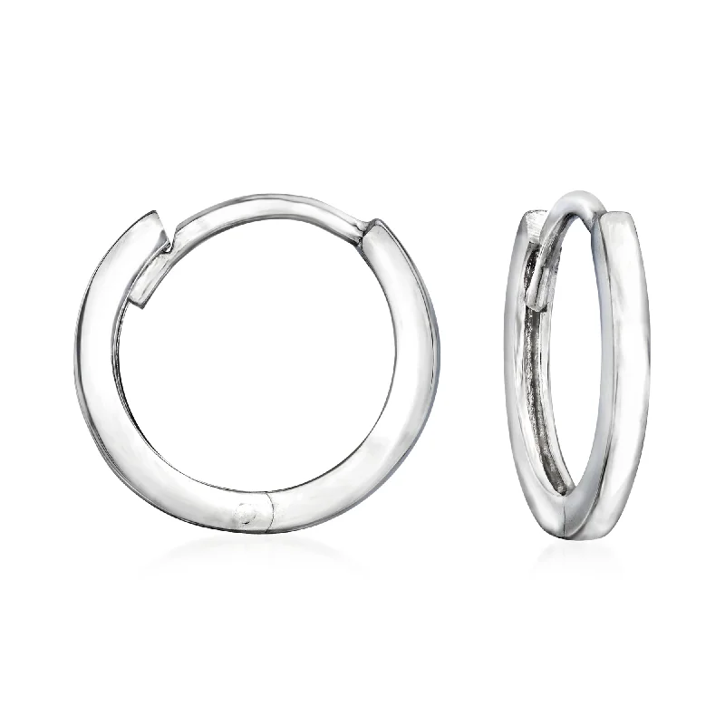 Don't Miss These Dazzling Jewelry Discounts Ross-Simons 14kt White Gold Huggie Hoop Earrings Don't Miss These Dazzling Jewelry Discounts Ross-Simons 14kt White Gold Huggie Hoop Earrings