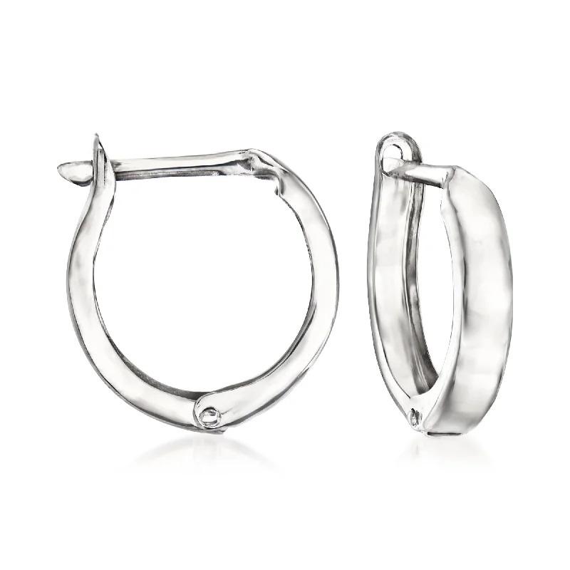 Limited-Stock Jewelry Sale – Once It's Gone, It's Gone Ross-Simons 14kt White Gold Huggie Hoop Earrings Limited-Stock Jewelry Sale – Once It's Gone, It's Gone Ross-Simons 14kt White Gold Huggie Hoop Earrings