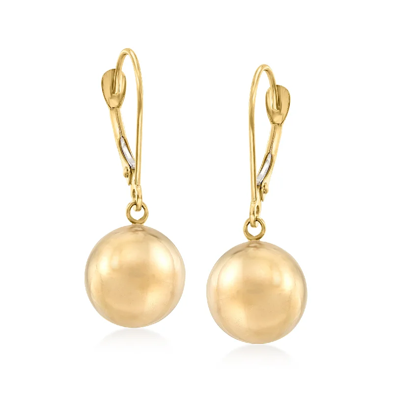 Personalized Jewelry Sale – Unique Pieces At Great Prices Ross-Simons 14kt Yellow Gold 10mm Bead Drop Earrings Personalized Jewelry Sale – Unique Pieces At Great Prices Ross-Simons 14kt Yellow Gold 10mm Bead Drop Earrings