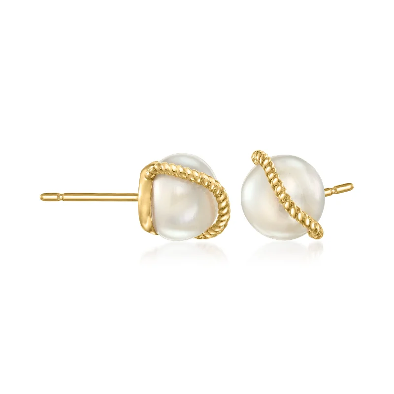 Flash Sale On Stunning Jewelry – Don't Miss Out Ross-Simons 8-8.5mm Cultured Pearl Roped Earrings in 14kt Yellow Gold Flash Sale On Stunning Jewelry – Don't Miss Out Ross-Simons 8-8.5mm Cultured Pearl Roped Earrings in 14kt Yellow Gold