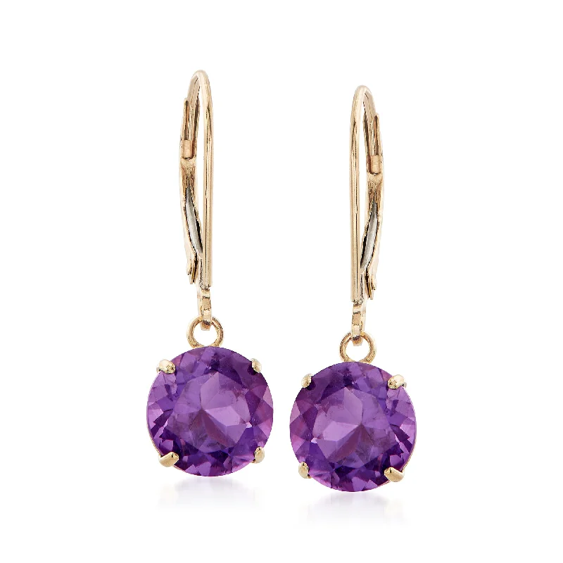 Exclusive Jewelry Sale Event – Shop Now Ross-Simons Amethyst Drop Earrings in 14kt Yellow Gold Exclusive Jewelry Sale Event – Shop Now Ross-Simons Amethyst Drop Earrings in 14kt Yellow Gold
