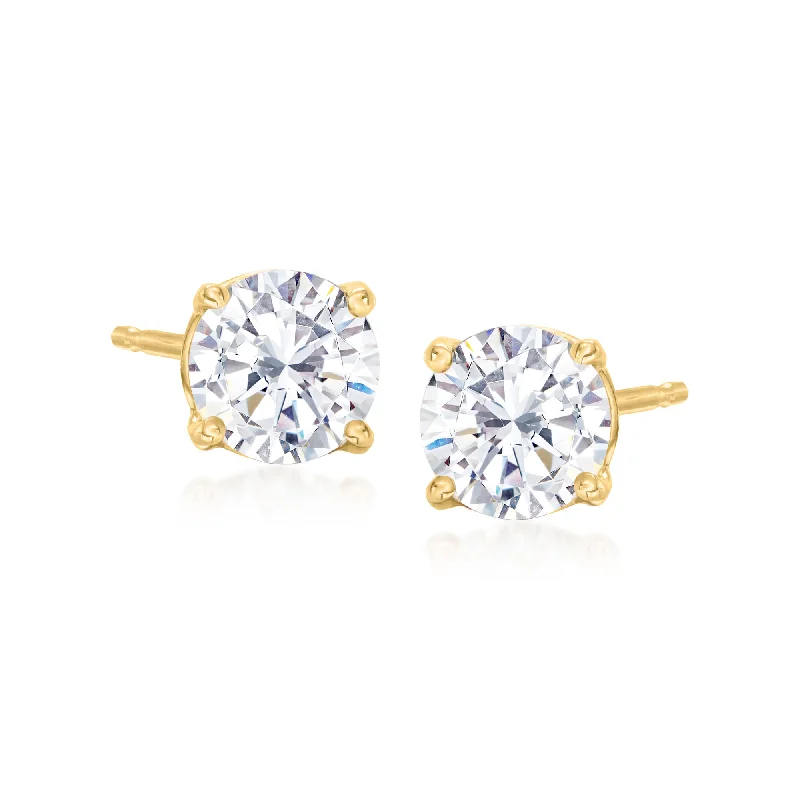 Luxury Jewelry Without The Luxury Price Tag Ross-Simons CZ in 18kt Yellow Gold