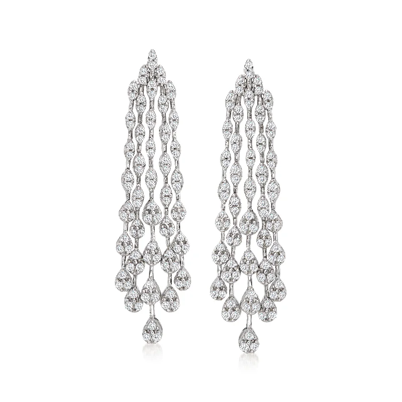 Seasonal Jewelry Deals – Elevate Your Style Ross-Simons Diamond Cluster Drop Earrings in 14kt White Gold Seasonal Jewelry Deals – Elevate Your Style Ross-Simons Diamond Cluster Drop Earrings in 14kt White Gold