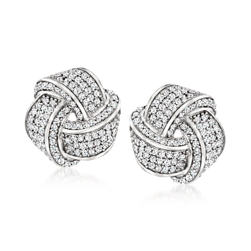 Seasonal Jewelry Deals – Elevate Your Style Ross-Simons Diamond Love Knot Earrings in Sterling Silver Seasonal Jewelry Deals – Elevate Your Style Ross-Simons Diamond Love Knot Earrings in Sterling Silver