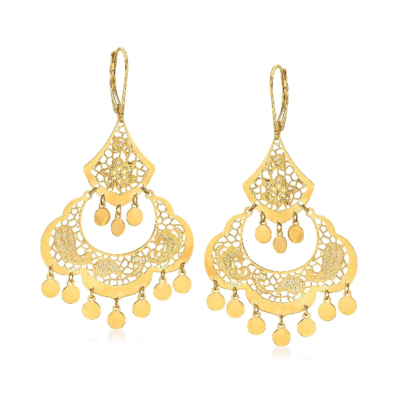 Accessorize For Less – Luxury Jewelry At Affordable Prices Ross-Simons Italian 14kt Yellow Gold Filigree Chandelier Earrings Accessorize For Less – Luxury Jewelry At Affordable Prices Ross-Simons Italian 14kt Yellow Gold Filigree Chandelier Earrings