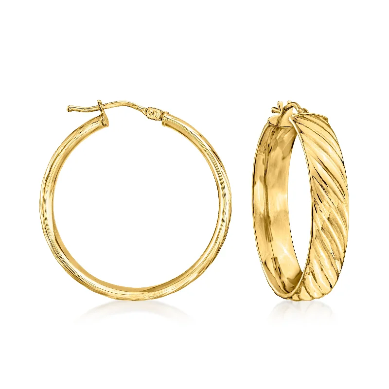 Personalized Jewelry Sale – Meaningful Gifts At Great Prices Ross-Simons Italian 18kt Yellow Gold Hoop Earrings Personalized Jewelry Sale – Meaningful Gifts At Great Prices Ross-Simons Italian 18kt Yellow Gold Hoop Earrings