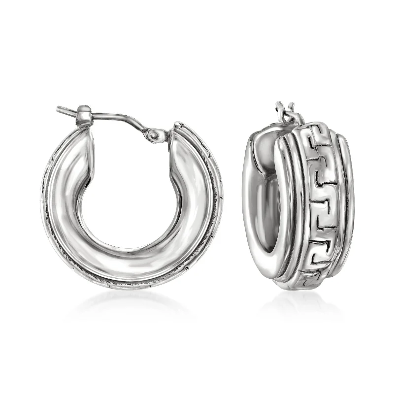 Timeless Jewelry Styles At Wallet-Friendly Prices Ross-Simons Italian Sterling Silver Greek Key Hoop Earrings Timeless Jewelry Styles At Wallet-Friendly Prices Ross-Simons Italian Sterling Silver Greek Key Hoop Earrings