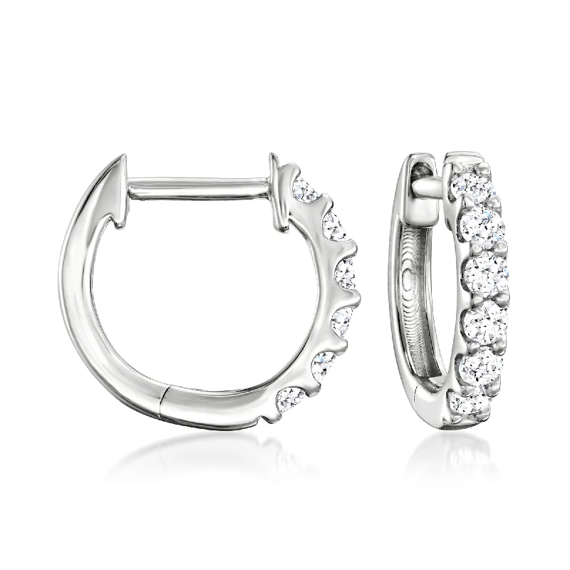 High-End Sparkle, Low-End Prices – Jewelry Sale Live Ross-Simons Lab-Grown Diamond Hoop Earrings in Sterling Silver High-End Sparkle, Low-End Prices – Jewelry Sale Live Ross-Simons Lab-Grown Diamond Hoop Earrings in Sterling Silver
