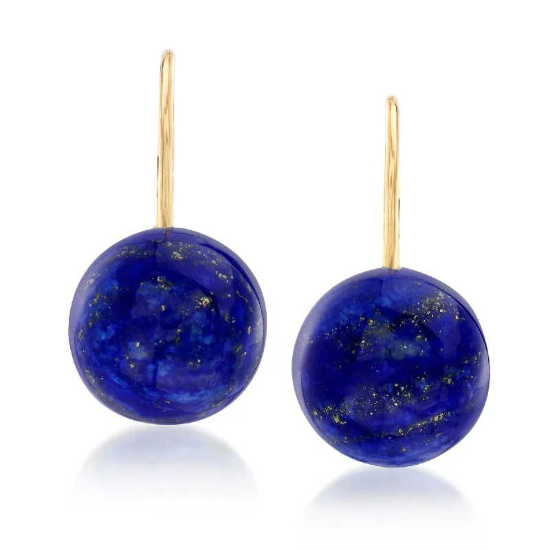 Upgrade Your Jewelry Collection For Less Ross-Simons Lapis Earrings in 14kt Yellow Gold Upgrade Your Jewelry Collection For Less Ross-Simons Lapis Earrings in 14kt Yellow Gold