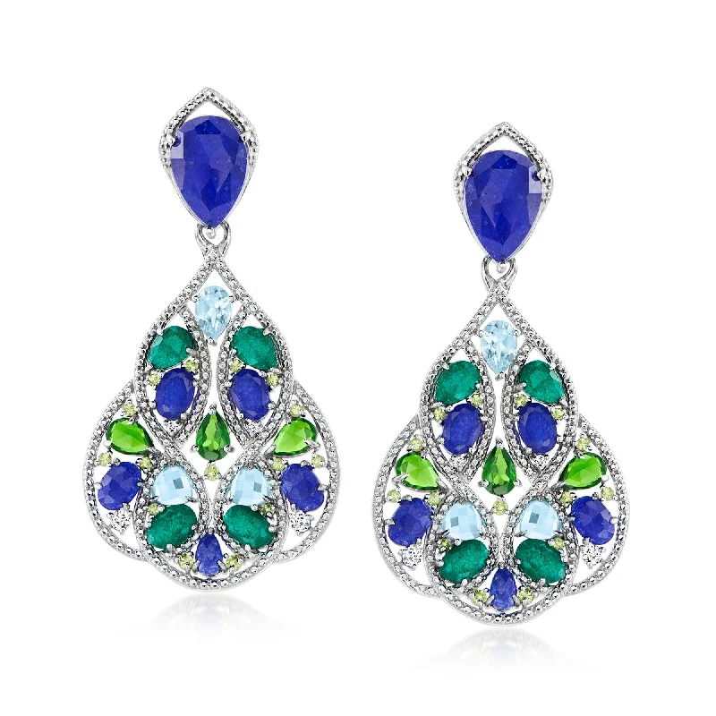 Exclusive Jewelry Markdowns – Limited-Time Offer Ross-Simons Multi-Gemstone Drop Earrings in Sterling Silver Exclusive Jewelry Markdowns – Limited-Time Offer Ross-Simons Multi-Gemstone Drop Earrings in Sterling Silver
