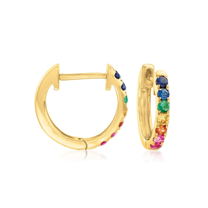 Jewelry Deals That Sparkle – Shop Today Ross-Simons Multi-Gemstone Huggie Hoop Earrings in 14kt Yellow Gold Jewelry Deals That Sparkle – Shop Today Ross-Simons Multi-Gemstone Huggie Hoop Earrings in 14kt Yellow Gold