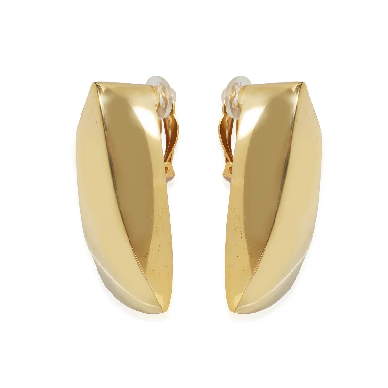Trendy Minimalist Jewelry For Everyday Wear Saint Laurent Comet Triangle Clip-On Earring in Base Metal Trendy Minimalist Jewelry For Everyday Wear Saint Laurent Comet Triangle Clip-On Earring in Base Metal