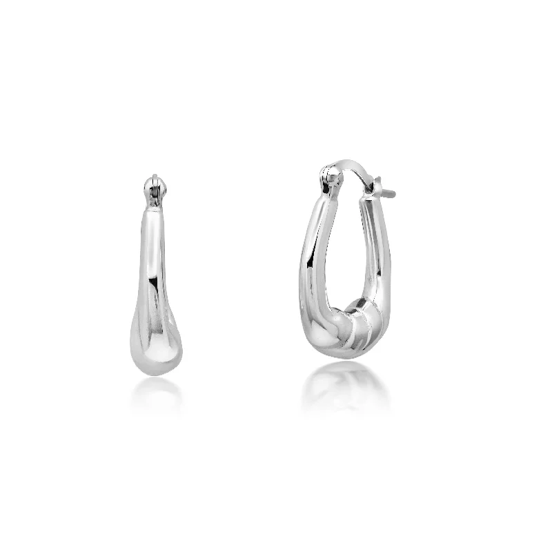 Discounted Jewelry For A Glamorous Look Sterling Silver Oval Bottom Braided Hoop Earrings Discounted Jewelry For A Glamorous Look Sterling Silver Oval Bottom Braided Hoop Earrings