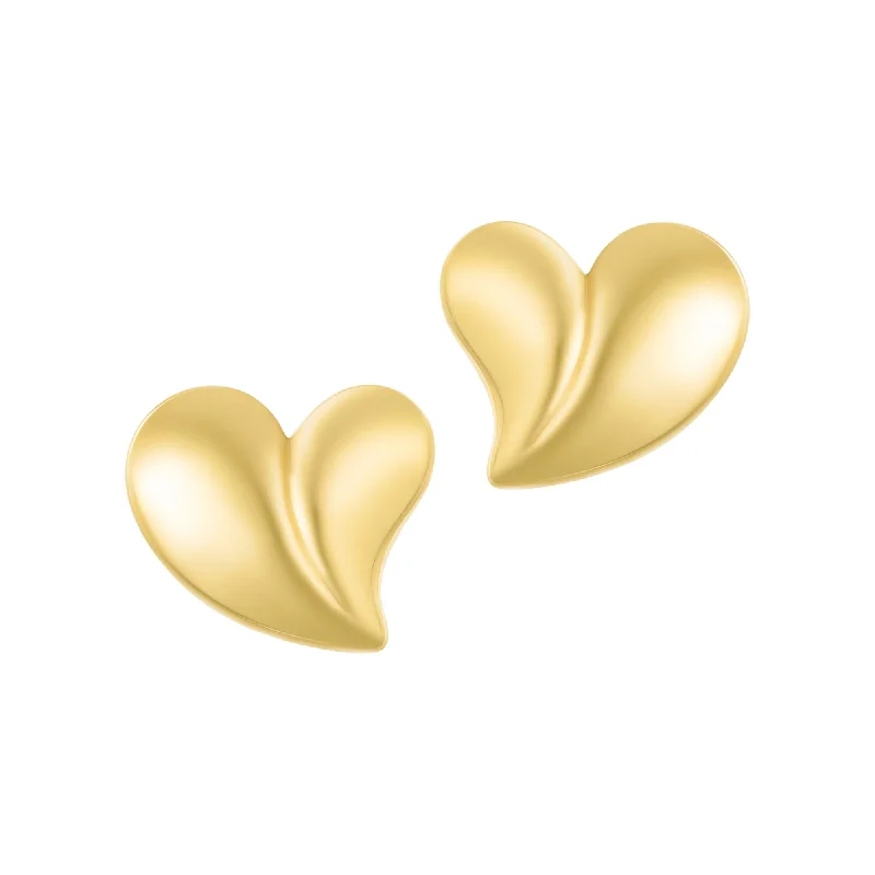 Trending Jewelry Styles Now At Limited-Time Discounts Tarnish Resistant 18k Gold Plated Oversized Puffy Heart Earrings Trending Jewelry Styles Now At Limited-Time Discounts Tarnish Resistant 18k Gold Plated Oversized Puffy Heart Earrings