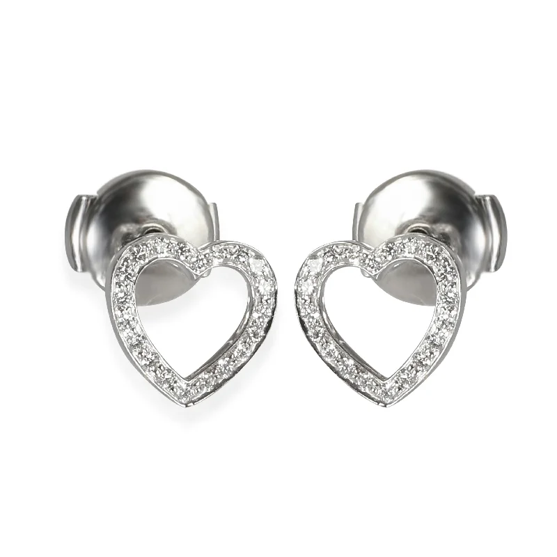 Handmade Pearl Jewelry For Timeless Elegance Tiffany & Co. Vintage Earring in Platinum 0.08 CTW Handmade Pearl Jewelry For Timeless Elegance Tiffany & Co. Vintage Earring in Platinum 0.08 CTW