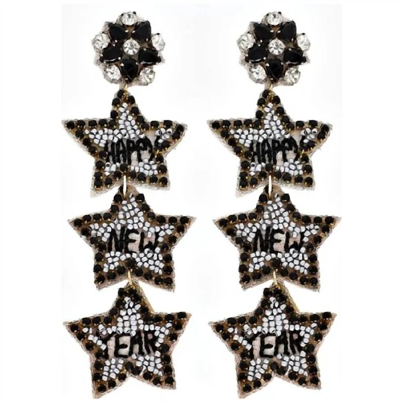 Unmissable Deals On Handmade Jewelry Collections Women's 3 Star Seed Bead Earrings In Silver Unmissable Deals On Handmade Jewelry Collections Women's 3 Star Seed Bead Earrings In Silver