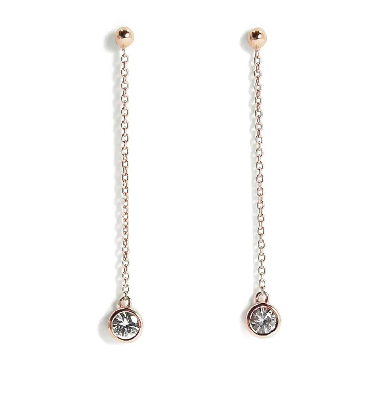 Shop Stylish Jewelry Now And Save Big Women's Dipper Earrings In White Sapphire