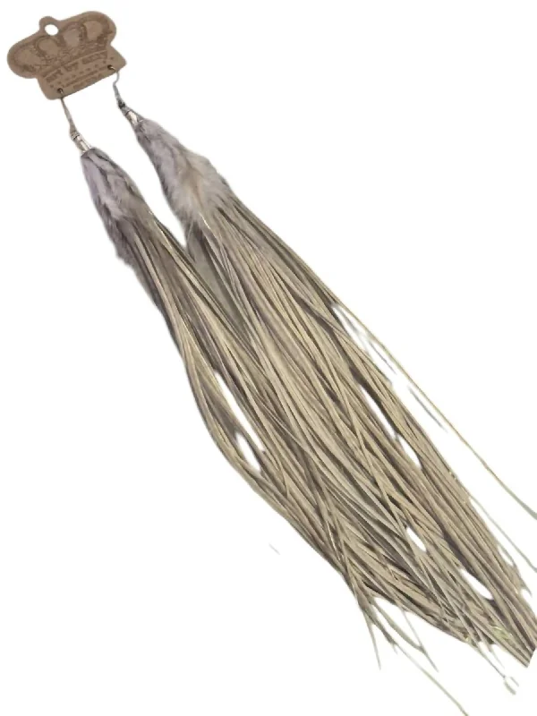 Personalized Jewelry Sale – Unique Gifts At Low Prices Women's Long Feathered Earrings In White Personalized Jewelry Sale – Unique Gifts At Low Prices Women's Long Feathered Earrings In White