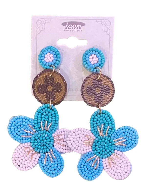 Stunning Jewelry Pieces At The Lowest Prices Ever Women's Seed Bead Earrings In Blue Stunning Jewelry Pieces At The Lowest Prices Ever Women's Seed Bead Earrings In Blue