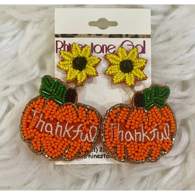 Everyday Jewelry Essentials Now On Sale Women's Seed Bead Earrings In Orange