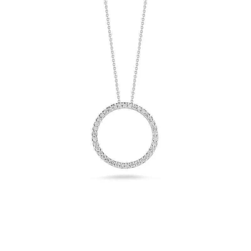 Affordable Glamour – Premium Jewelry At Special Prices Medium Diamond Open Circle Pendant Affordable Glamour – Premium Jewelry At Special Prices Medium Diamond Open Circle Pendant