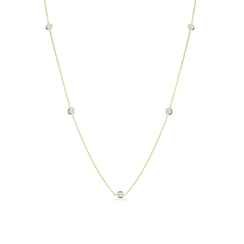 Clearance Sale On High-End Jewelry Collections 5-Station Diamond Necklace