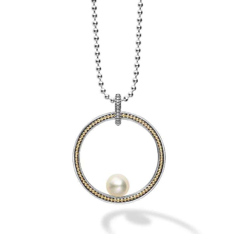 Once-A-Year Jewelry Sale – Grab Your Favorites Now Circle Pearl Statement Necklace