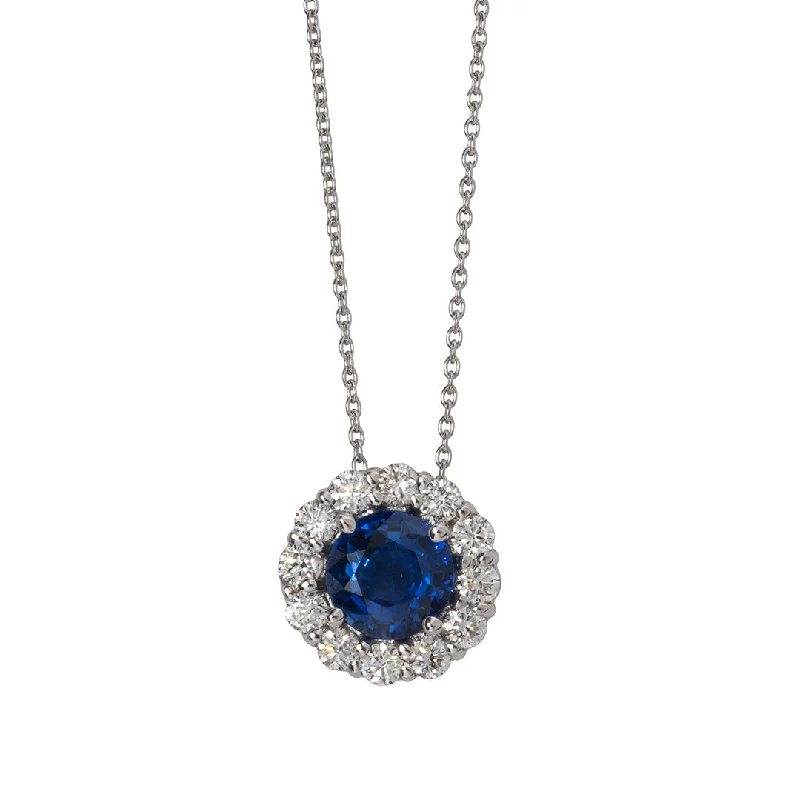 Once-A-Year Jewelry Deals – Shop Before They’Re Gone 2ct Sapphire & Diamond Halo 18K White Gold Pendant Necklace Once-A-Year Jewelry Deals – Shop Before They’Re Gone 2ct Sapphire & Diamond Halo 18K White Gold Pendant Necklace