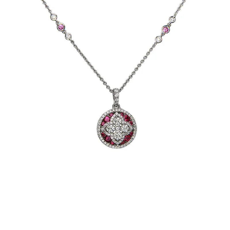 Luxury Jewelry Sale – Elegant Styles At Unbeatable Prices Diamond and Ruby Pendant