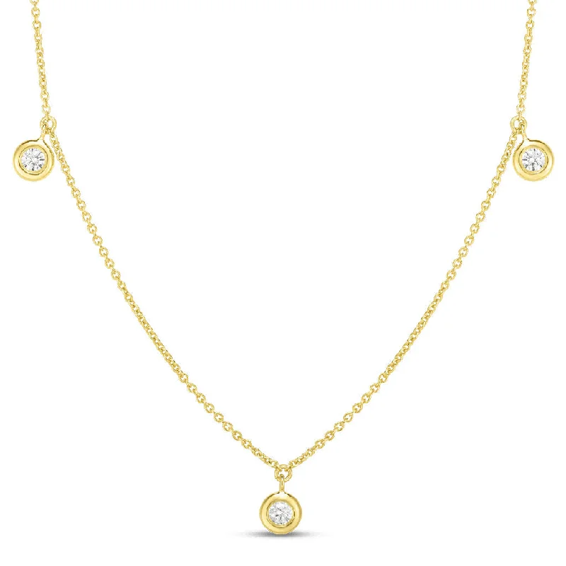 Special Offers On Handcrafted And Designer Jewelry Three Diamond Drop Station Necklace Special Offers On Handcrafted And Designer Jewelry Three Diamond Drop Station Necklace