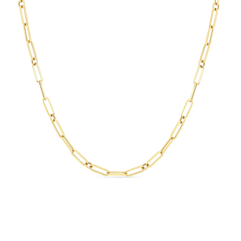 Fashion-Forward Jewelry At Incredible Prices Fine Link Paperclip Chain Necklace