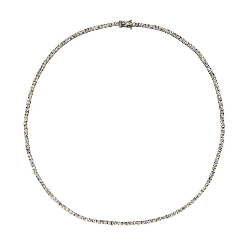 Elegant Jewelry At Unbeatable Offers – Shop Before It's Gone 6ctw Diamond 14K White Gold Tennis Necklace