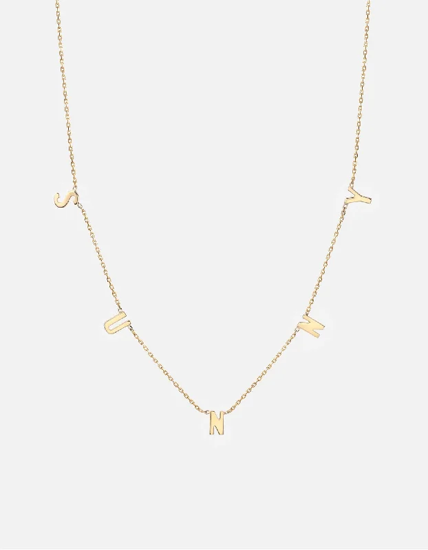 Stunning Jewelry At A Fraction Of The Price Alpha Necklace, 14k Gold