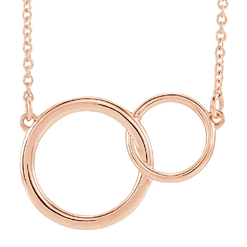 Elegant Jewelry Pieces At Unbelievable Prices 18 inch You + Me Necklace in 14K Rose Gold Elegant Jewelry Pieces At Unbelievable Prices 18 inch You + Me Necklace in 14K Rose Gold