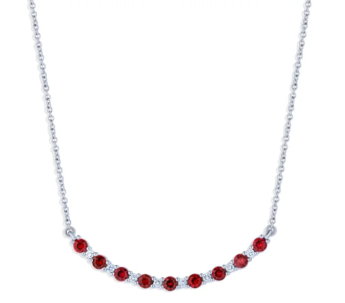 Jewelry Clearance – Final Chance To Save Big Bremer Jewelry 18K White Gold Round Shape Diamond and Ruby Smile Pendant (2.22ctw) Jewelry Clearance – Final Chance To Save Big Bremer Jewelry 18K White Gold Round Shape Diamond and Ruby Smile Pendant (2.22ctw)