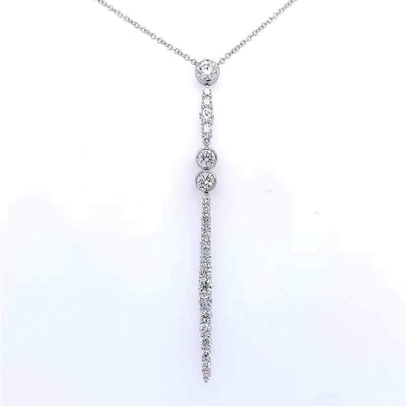 High-End Sparkle, Low-End Prices – Jewelry Sale Live Bremer Jewelry 18K White Gold Round Shape Diamond Drop Pendant (1.68ctw) High-End Sparkle, Low-End Prices – Jewelry Sale Live Bremer Jewelry 18K White Gold Round Shape Diamond Drop Pendant (1.68ctw)