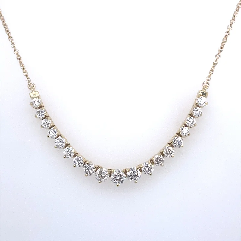 The Perfect Jewelry Piece At The Perfect Discount Bremer Jewelry 18K Yellow Gold Round Shape Diamonds Smile Pendant (1.55ctw) The Perfect Jewelry Piece At The Perfect Discount Bremer Jewelry 18K Yellow Gold Round Shape Diamonds Smile Pendant (1.55ctw)