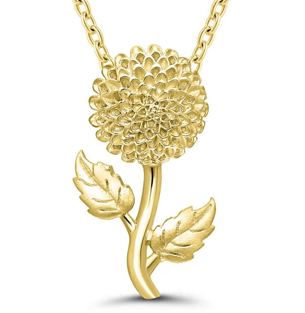 Best-Selling Jewelry Now Available At Special Deals Bremer Jewelry 925 Yellow Sterling Silver/Gold Plated November Birth Flower "Chrysanthemum" Necklace Best-Selling Jewelry Now Available At Special Deals Bremer Jewelry 925 Yellow Sterling Silver/Gold Plated November Birth Flower "Chrysanthemum" Necklace