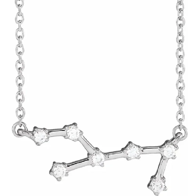 Shop Stylish Jewelry Now And Save Big Bremer Jewelry My Brightest Star 14K White Gold Virgo Zodiac Diamond Pendant with a 14K White Gold Cable Link Necklace (0.16ctw) Shop Stylish Jewelry Now And Save Big Bremer Jewelry My Brightest Star 14K White Gold Virgo Zodiac Diamond Pendant with a 14K White Gold Cable Link Necklace (0.16ctw)