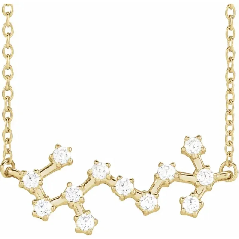 Grab Your Favorite Jewelry At The Lowest Prices Bremer Jewelry My Brightest Star 14K Yellow 1/4ctw Gold Diamond Scorpio Zodiac Pendant with a 14K Yellow Gold Cable Link Necklace (0.25ctw) Grab Your Favorite Jewelry At The Lowest Prices Bremer Jewelry My Brightest Star 14K Yellow 1/4ctw Gold Diamond Scorpio Zodiac Pendant with a 14K Yellow Gold Cable Link Necklace (0.25ctw)