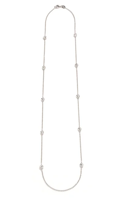 Sparkle On A Budget – Fine Jewelry For Less Bremer Jewelry Round Shape Diamond 18K White Gold Station Necklace (4.25ctw) Sparkle On A Budget – Fine Jewelry For Less Bremer Jewelry Round Shape Diamond 18K White Gold Station Necklace (4.25ctw)